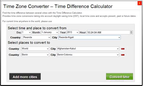 time zone converter|Time Zone Converter – Time Difference Calculator.